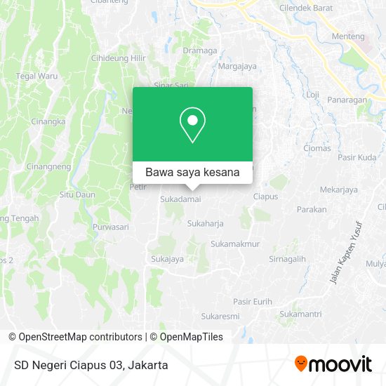 Peta SD Negeri Ciapus 03, Ciomas 16615
