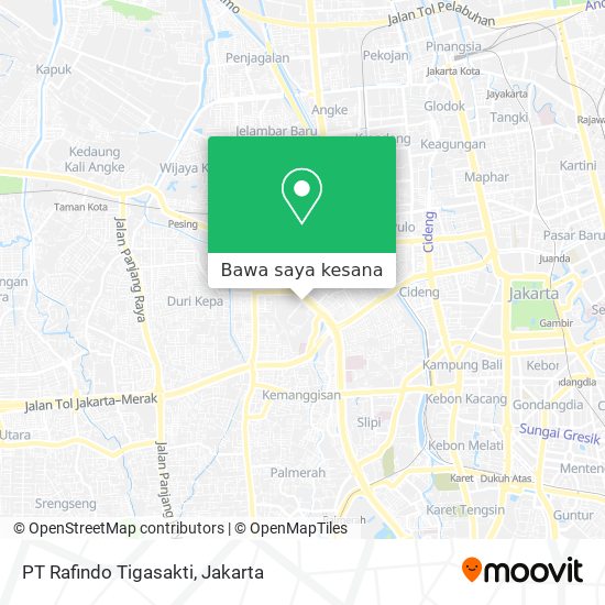 Peta PT Rafindo Tigasakti
