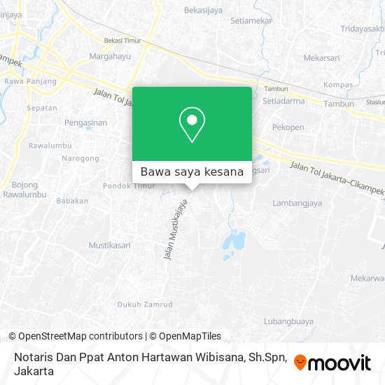 Peta Notaris Dan Ppat Anton Hartawan Wibisana, Sh.Spn