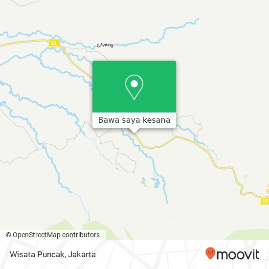 Peta Wisata Puncak, Jalan Raya Puncak Cisarua Cisarua