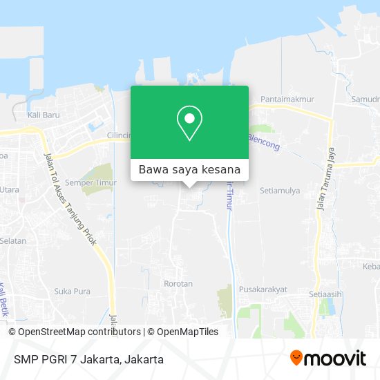 Peta SMP PGRI 7 Jakarta