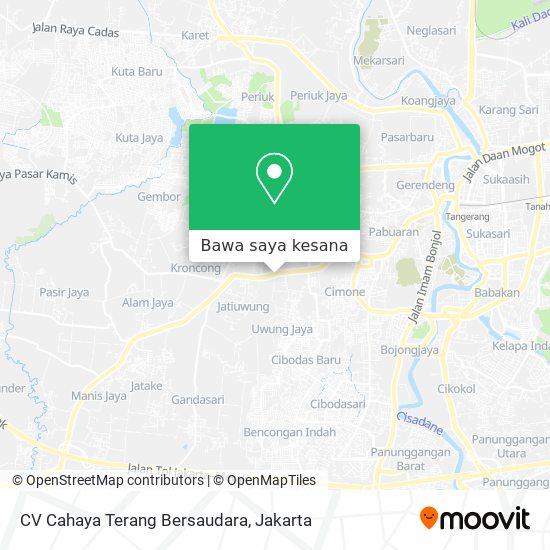 Peta CV Cahaya Terang Bersaudara