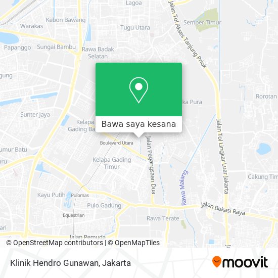 Peta Klinik Hendro Gunawan