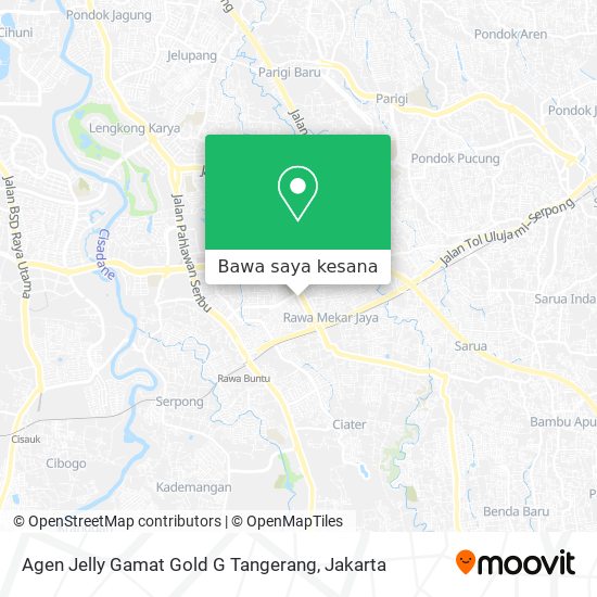 Peta Agen Jelly Gamat Gold G Tangerang