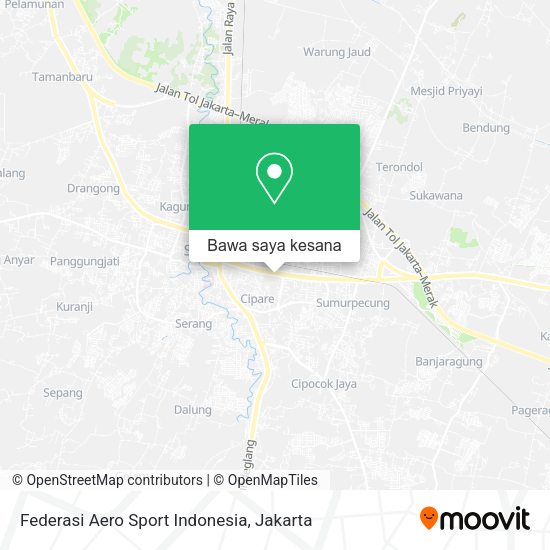 Peta Federasi Aero Sport Indonesia, Jalan Jend A. Yani
