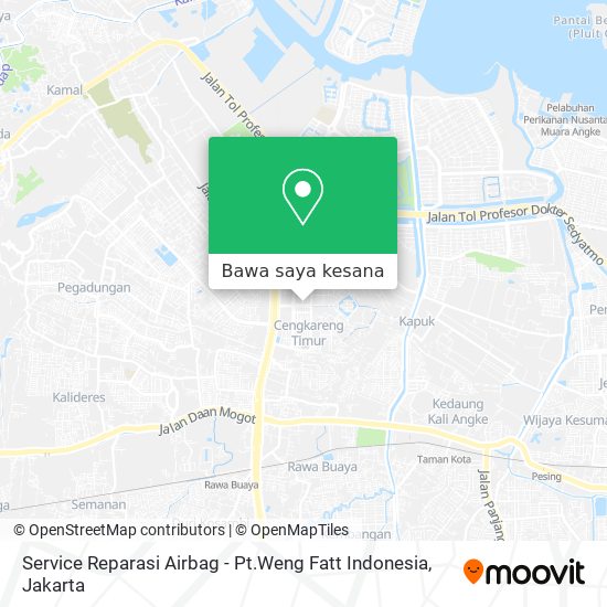 Peta Service Reparasi Airbag - Pt.Weng Fatt Indonesia