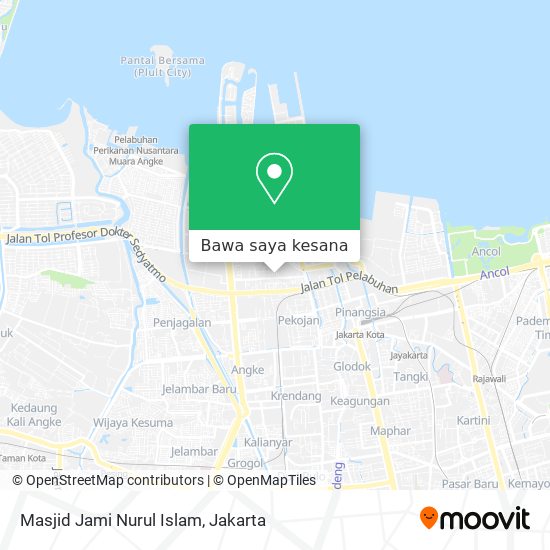 Peta Masjid Jami Nurul Islam