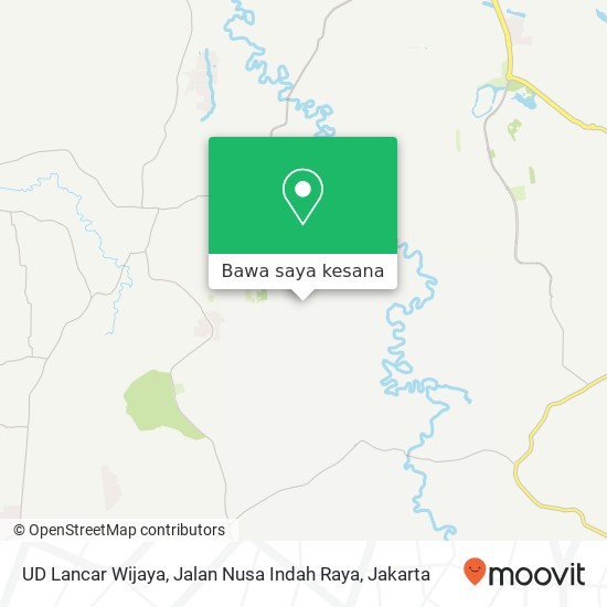 Peta UD Lancar Wijaya, Jalan Nusa Indah Raya