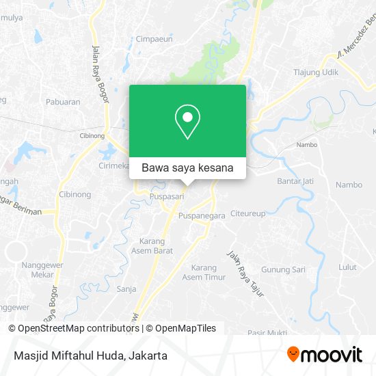 Peta Masjid Miftahul Huda
