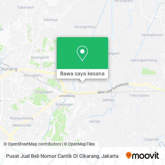 Peta Pusat Jual Beli Nomor Cantik DI Cikarang