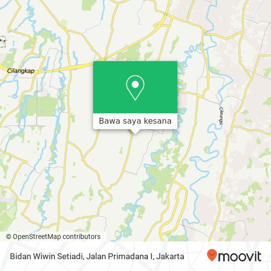 Peta Bidan Wiwin Setiadi, Jalan Primadana I