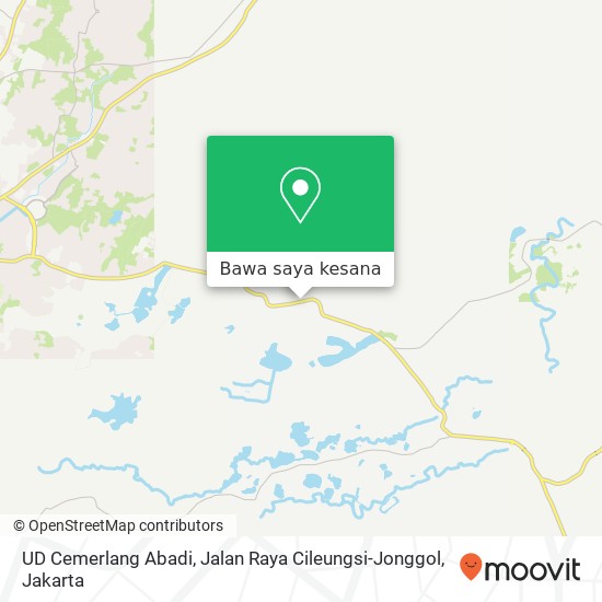 Peta UD Cemerlang Abadi, Jalan Raya Cileungsi-Jonggol