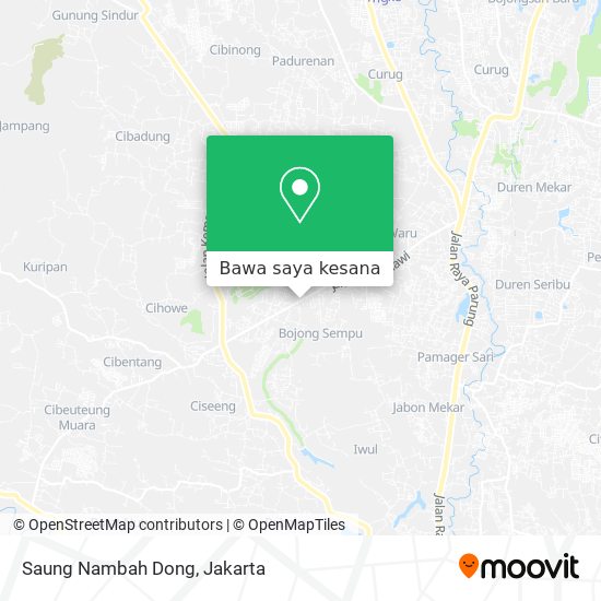 Peta Saung Nambah Dong