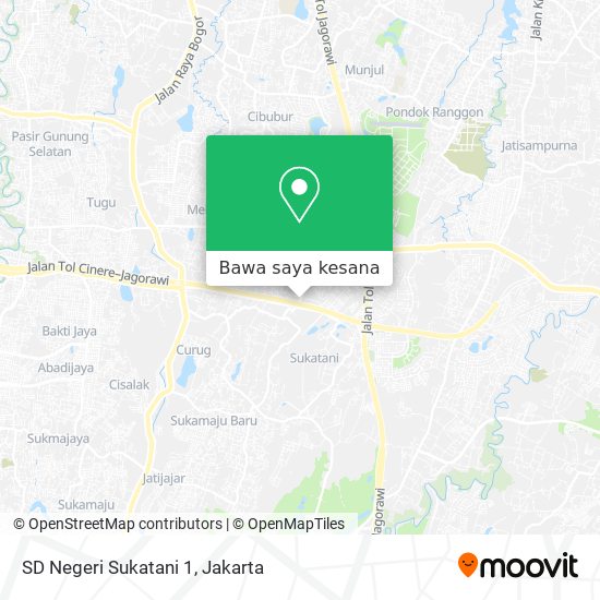Peta SD Negeri Sukatani 1