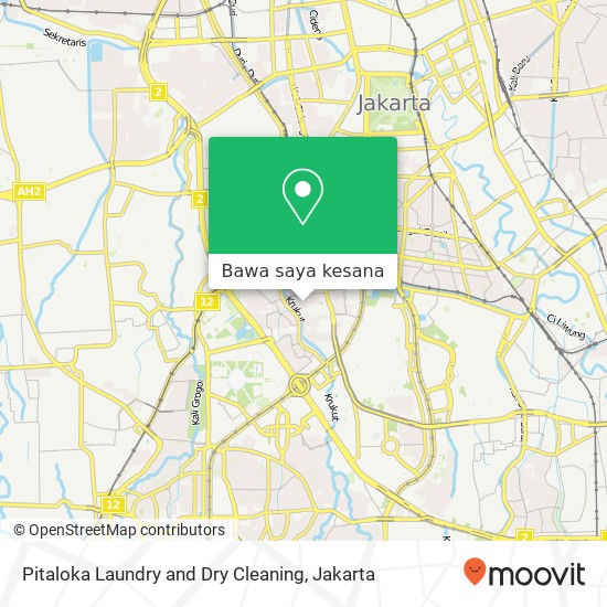 Peta Pitaloka Laundry and Dry Cleaning, Jalan Karet Pasar Baru Barat I Tanah Abang
