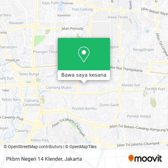 Peta Pkbm Negeri 14 Klender