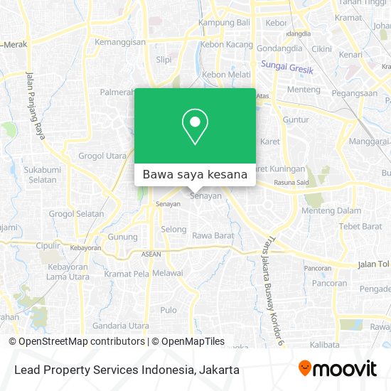 Peta Lead Property Services Indonesia