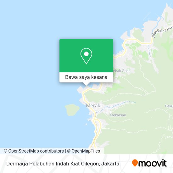 Peta Dermaga Pelabuhan Indah Kiat Cilegon