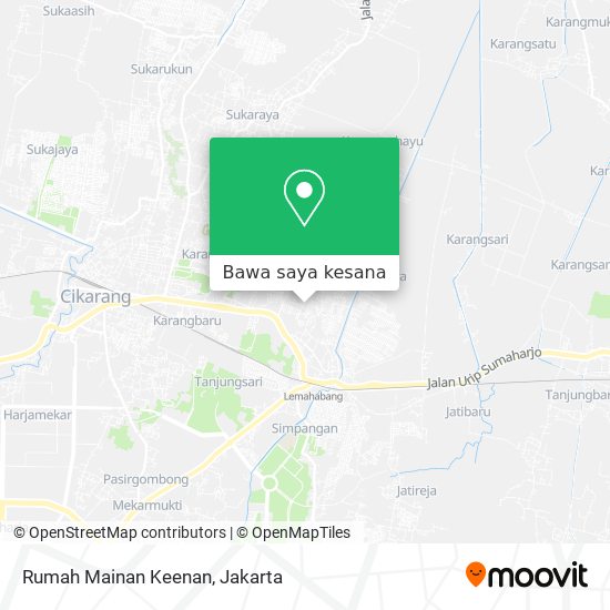 Peta Rumah Mainan Keenan