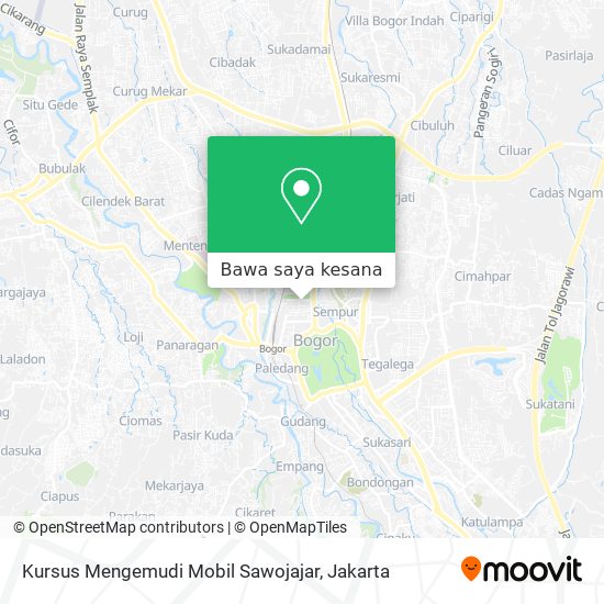 Peta Kursus Mengemudi Mobil Sawojajar