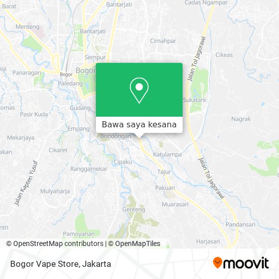 Peta Bogor Vape Store