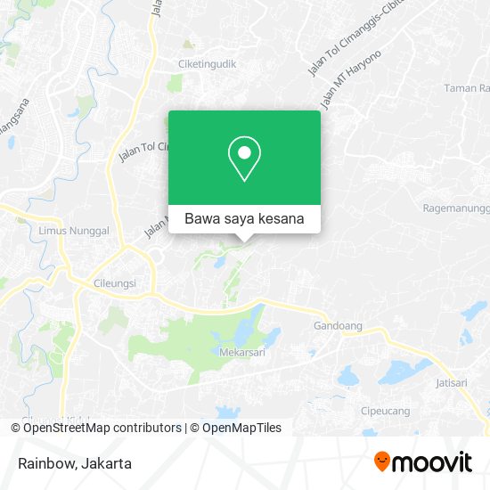 Peta Rainbow, Cileungsi 16820