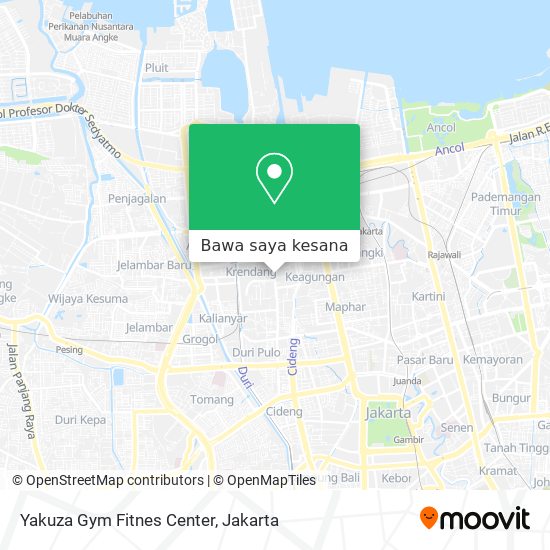 Peta Yakuza Gym Fitnes Center