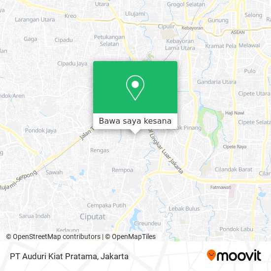 Peta PT Auduri Kiat Pratama