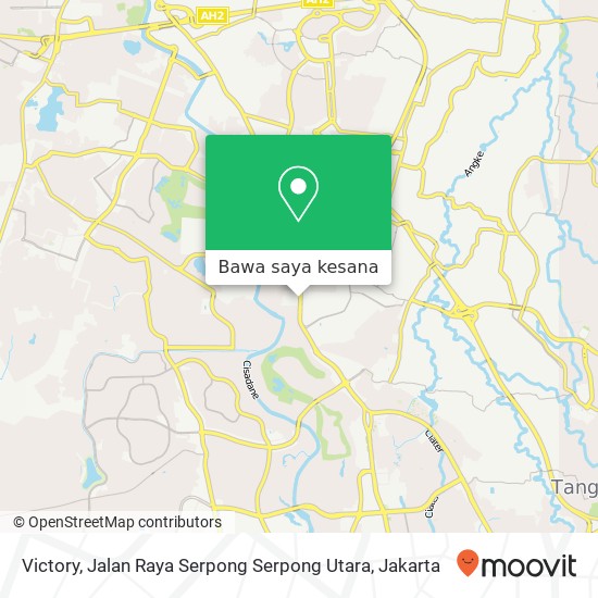 Peta Victory, Jalan Raya Serpong Serpong Utara