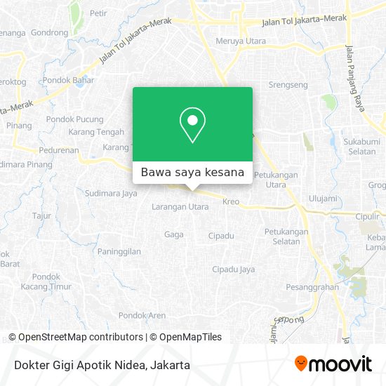 Peta Dokter Gigi Apotik Nidea