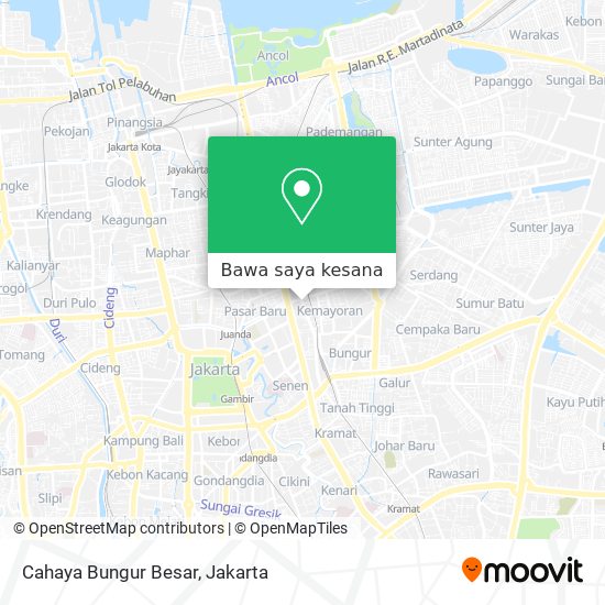 Peta Cahaya Bungur Besar