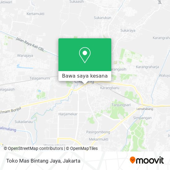 Peta Toko Mas Bintang Jaya