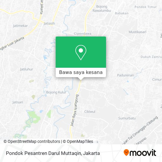 Peta Pondok Pesantren Darul Muttaqin