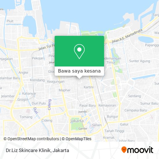 Peta Dr.Liz Skincare Klinik