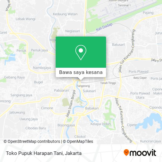 Peta Toko Pupuk Harapan Tani