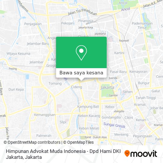 Peta Himpunan Advokat Muda Indonesia - Dpd Hami DKI Jakarta
