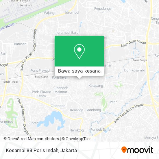 Peta Kosambi 88 Poris Indah