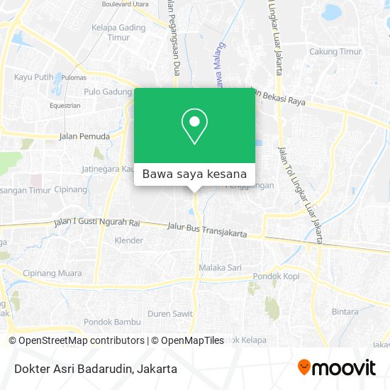 Peta Dokter Asri Badarudin