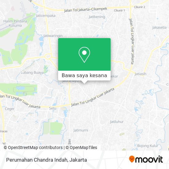 Peta Perumahan Chandra Indah