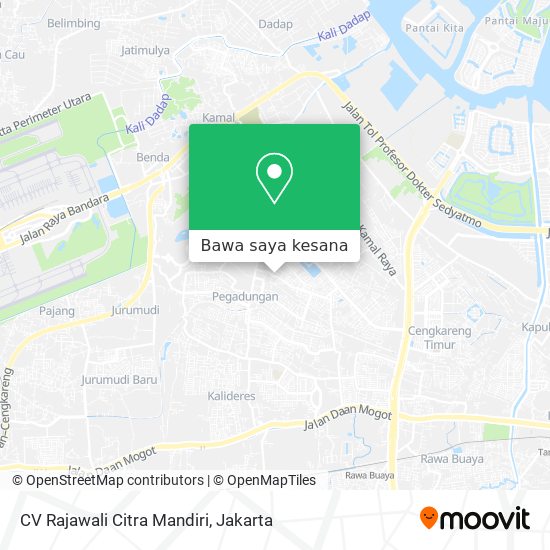 Peta CV Rajawali Citra Mandiri