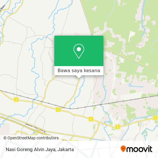 Peta Nasi Goreng Alvin Jaya