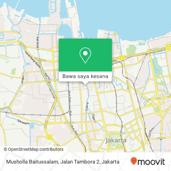 Peta Musholla Baitussalam, Jalan Tambora 2