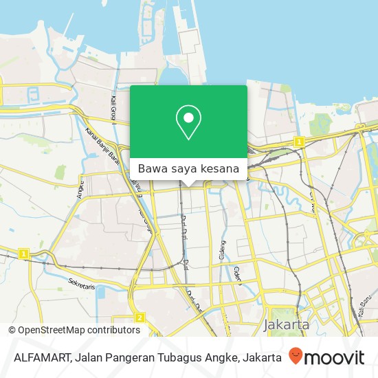 Peta ALFAMART, Jalan Pangeran Tubagus Angke