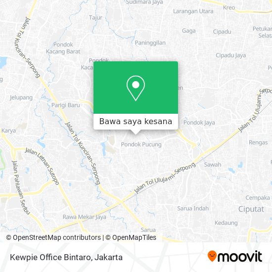 Peta Kewpie Office Bintaro