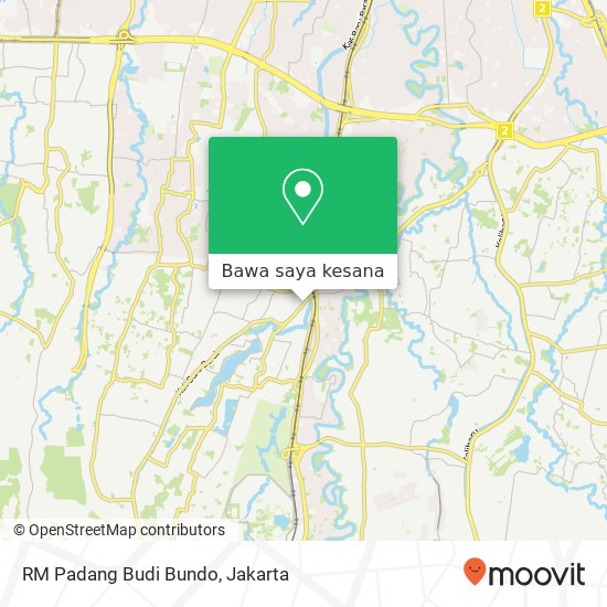 Peta RM Padang Budi Bundo, Jalan Mohamad Kafi II