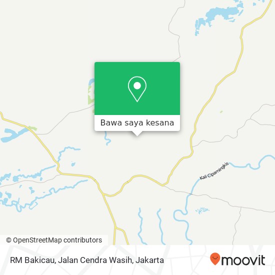 Peta RM Bakicau, Jalan Cendra Wasih