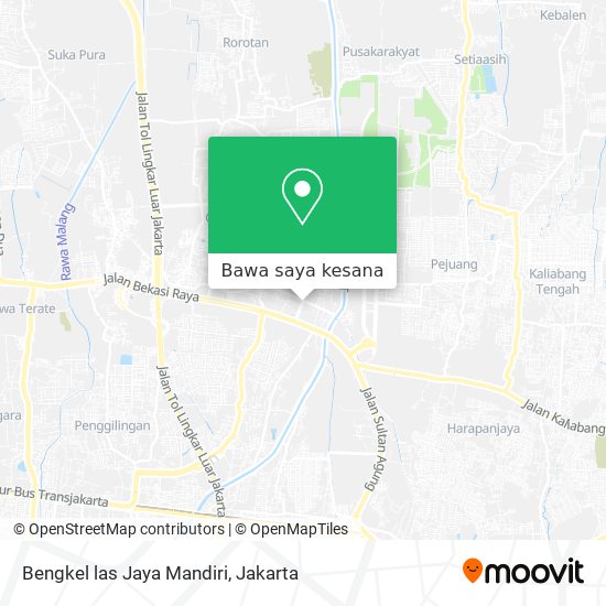 Peta Bengkel las Jaya Mandiri