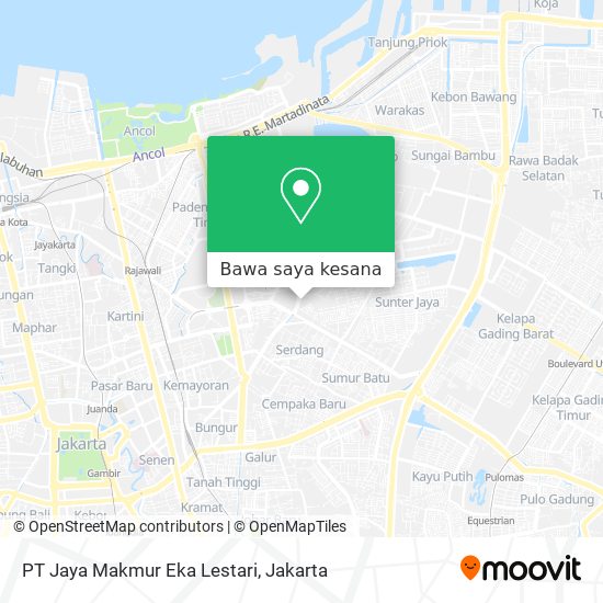 Peta PT Jaya Makmur Eka Lestari