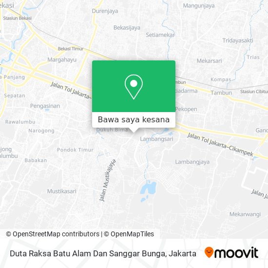 Peta Duta Raksa Batu Alam Dan Sanggar Bunga