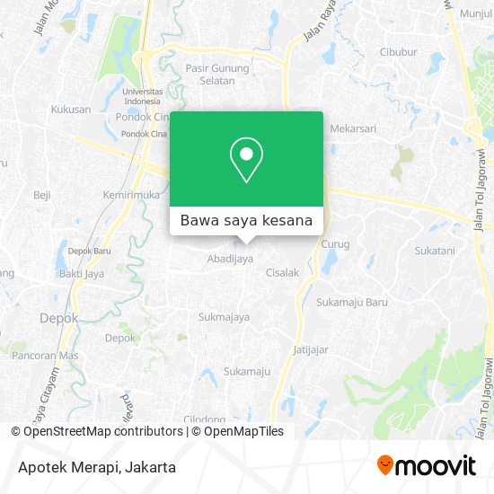 Peta Apotek Merapi